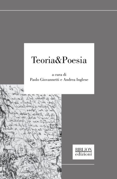 Teoria&Poesia.  A cura di Paolo Giovannetti e Andrea Inglese